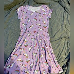 Girls unicorn dress